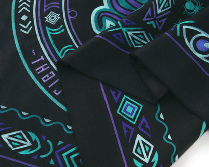 PURPLE SKY TRIBAL PASHMINA
