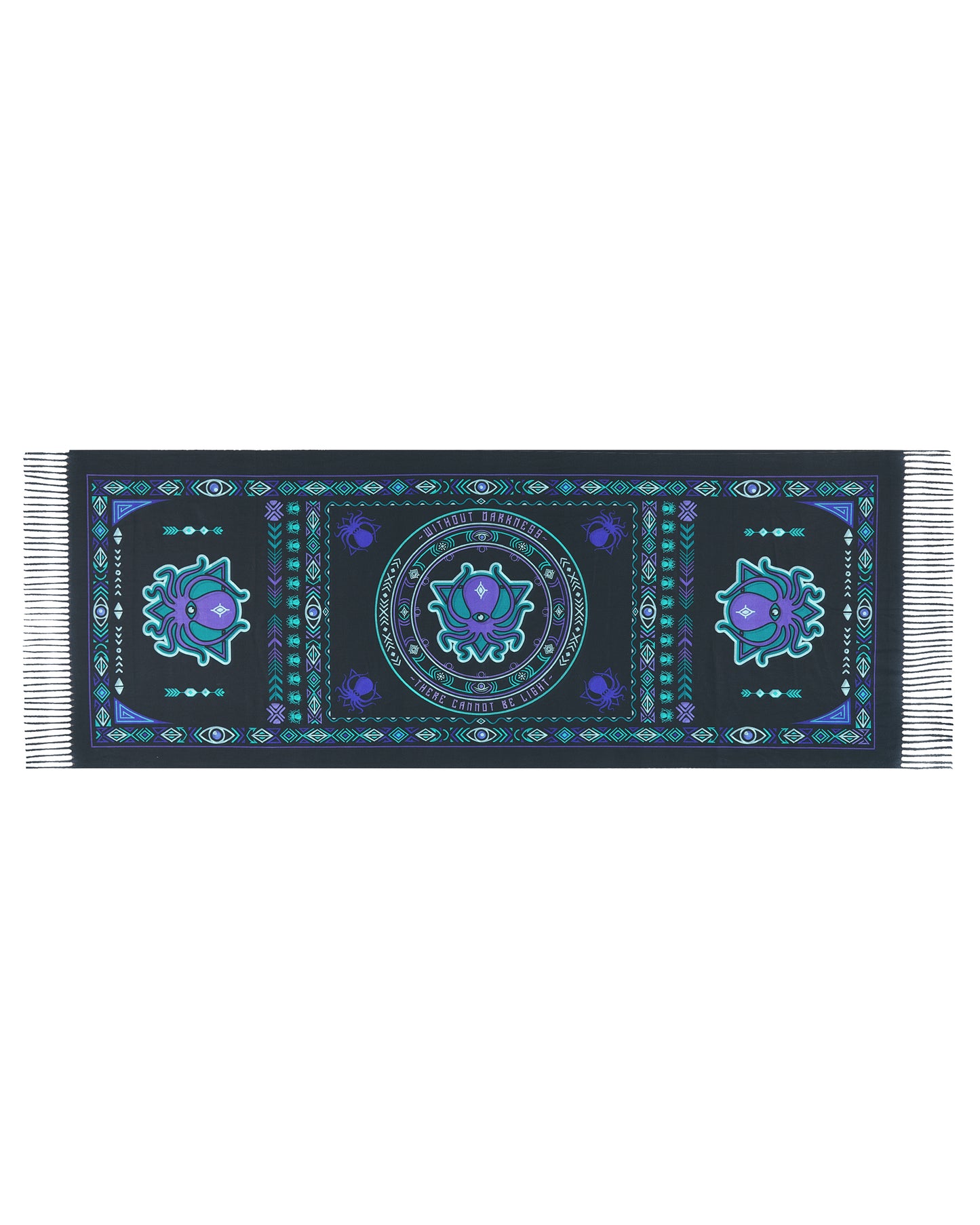 PURPLE SKY TRIBAL PASHMINA