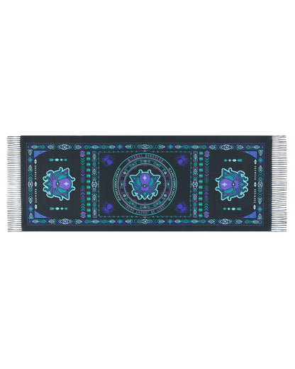 PURPLE SKY TRIBAL PASHMINA