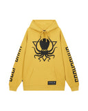 MUSTARD FLEECE PULLOVER HOODIE