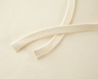 CREAM TERRY PULLOVER HOODIE