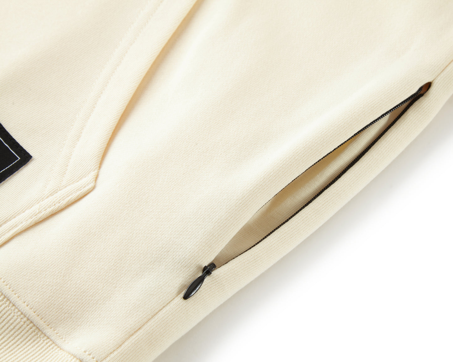 CREAM TERRY PULLOVER HOODIE