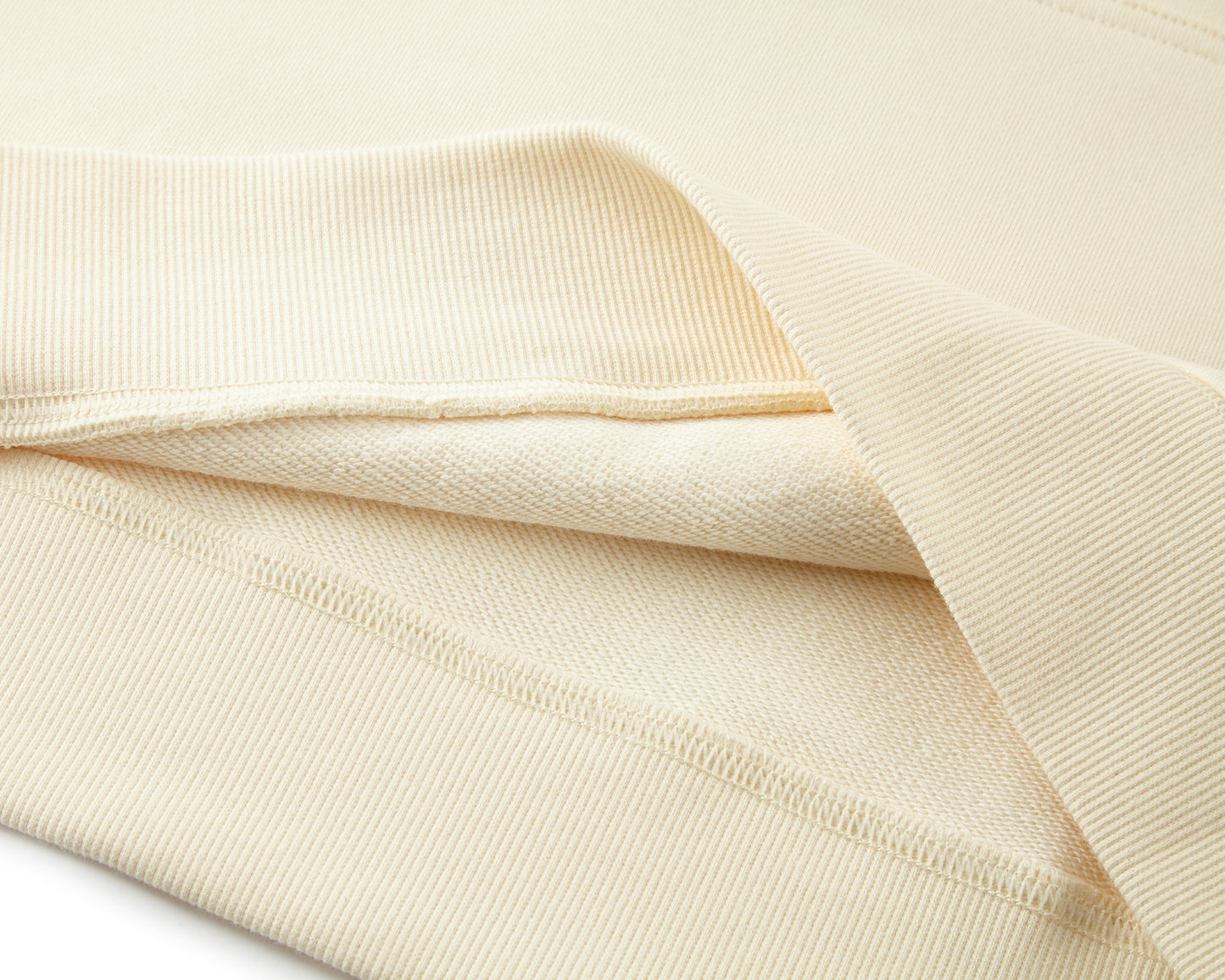 CREAM TERRY PULLOVER HOODIE