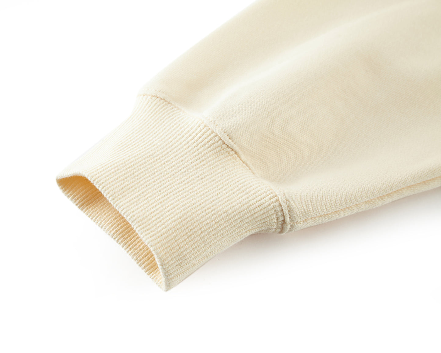 CREAM TERRY PULLOVER HOODIE