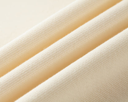 CREAM TERRY PULLOVER HOODIE