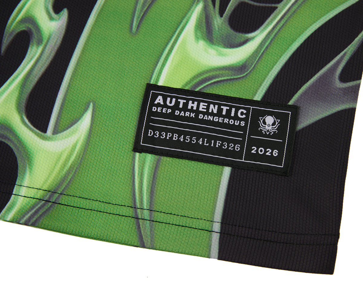 SLIME GREEN CHROME MOTO X JERSEY