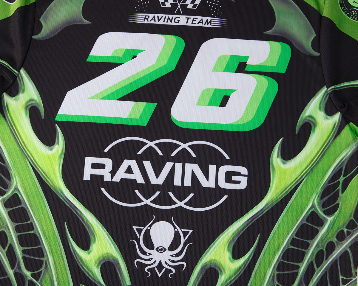 SLIME GREEN CHROME MOTO X JERSEY