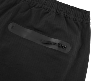 DDD SCHWARZE BAUMWOLLSHORTS 