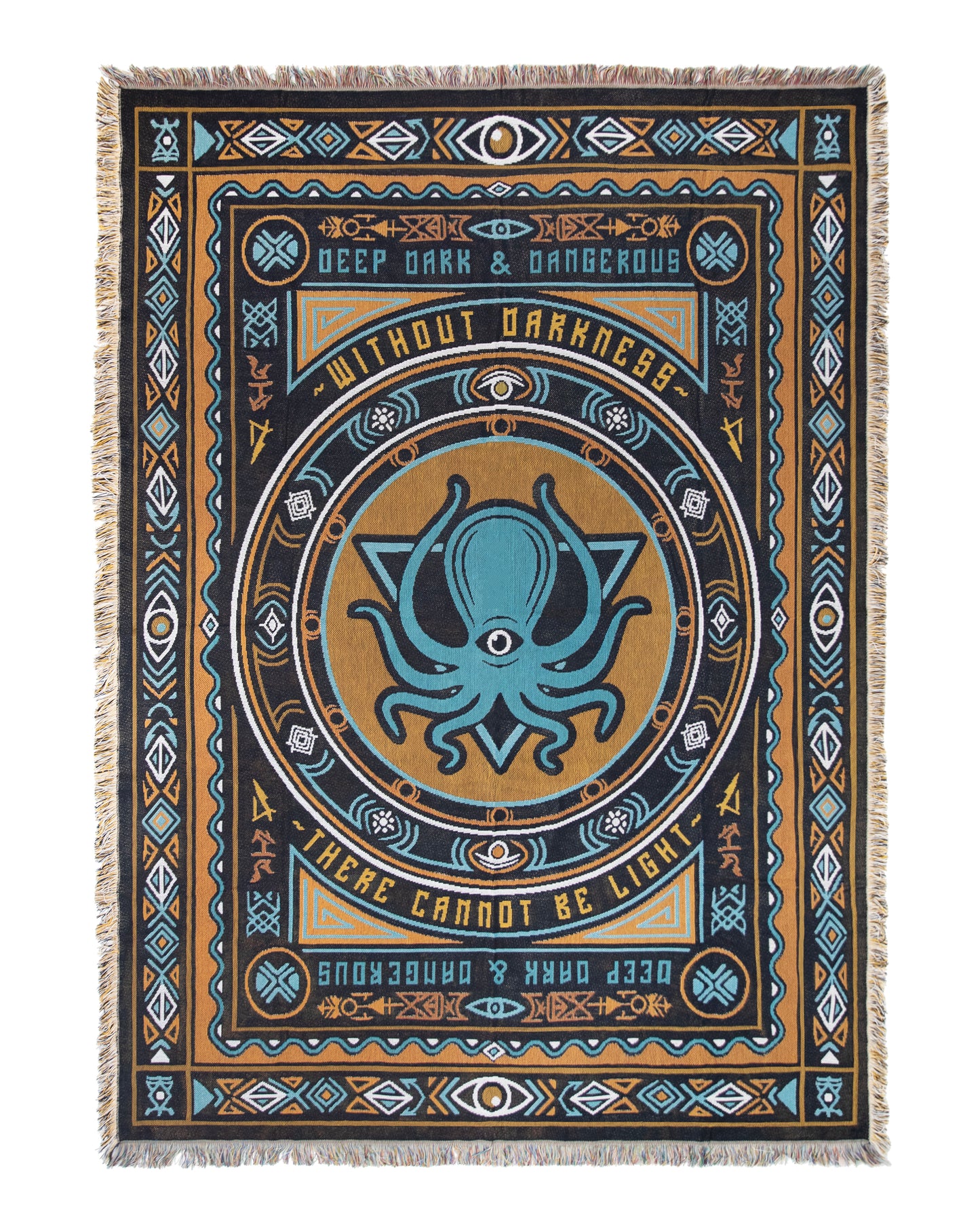 DESERT TURQUOISE JACQUARD THROW BLANKET