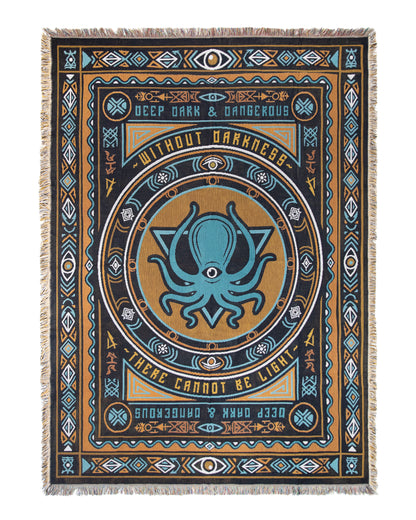 DESERT TURQUOISE JACQUARD THROW BLANKET