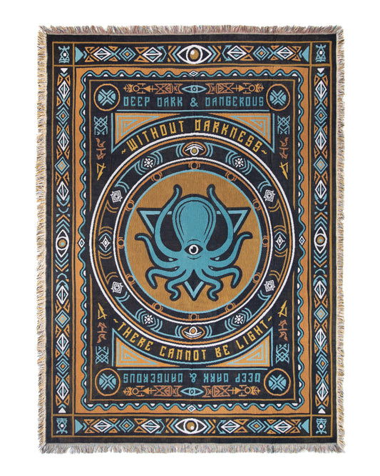 DESERT TURQUOISE JACQUARD THROW BLANKET