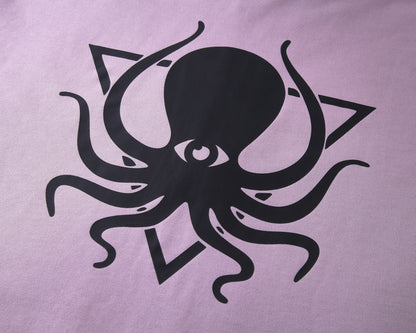 DUSTY PURPLE COLOR BLOCK ZIP UP HOODIE