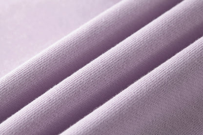 DUSTY PURPLE COLOR BLOCK ZIP UP HOODIE