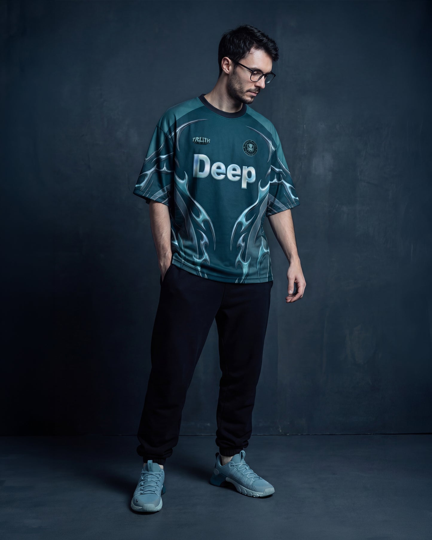 DDD SCHWARZES B-BALL-JERSEY