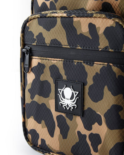 LEOPARD CAMO DIAMOND RIPSTOP SLING BAG