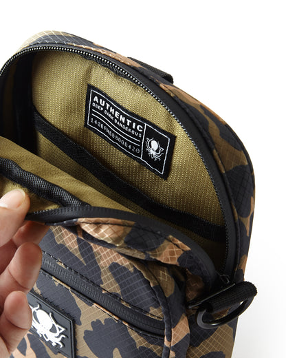 LEOPARD CAMO DIAMOND RIPSTOP SLING BAG