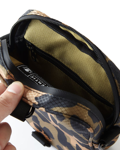 LEOPARD CAMO DIAMOND RIPSTOP SLING BAG