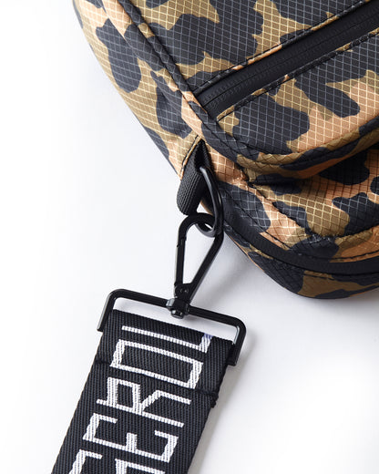 LEOPARD CAMO DIAMOND RIPSTOP SLING BAG