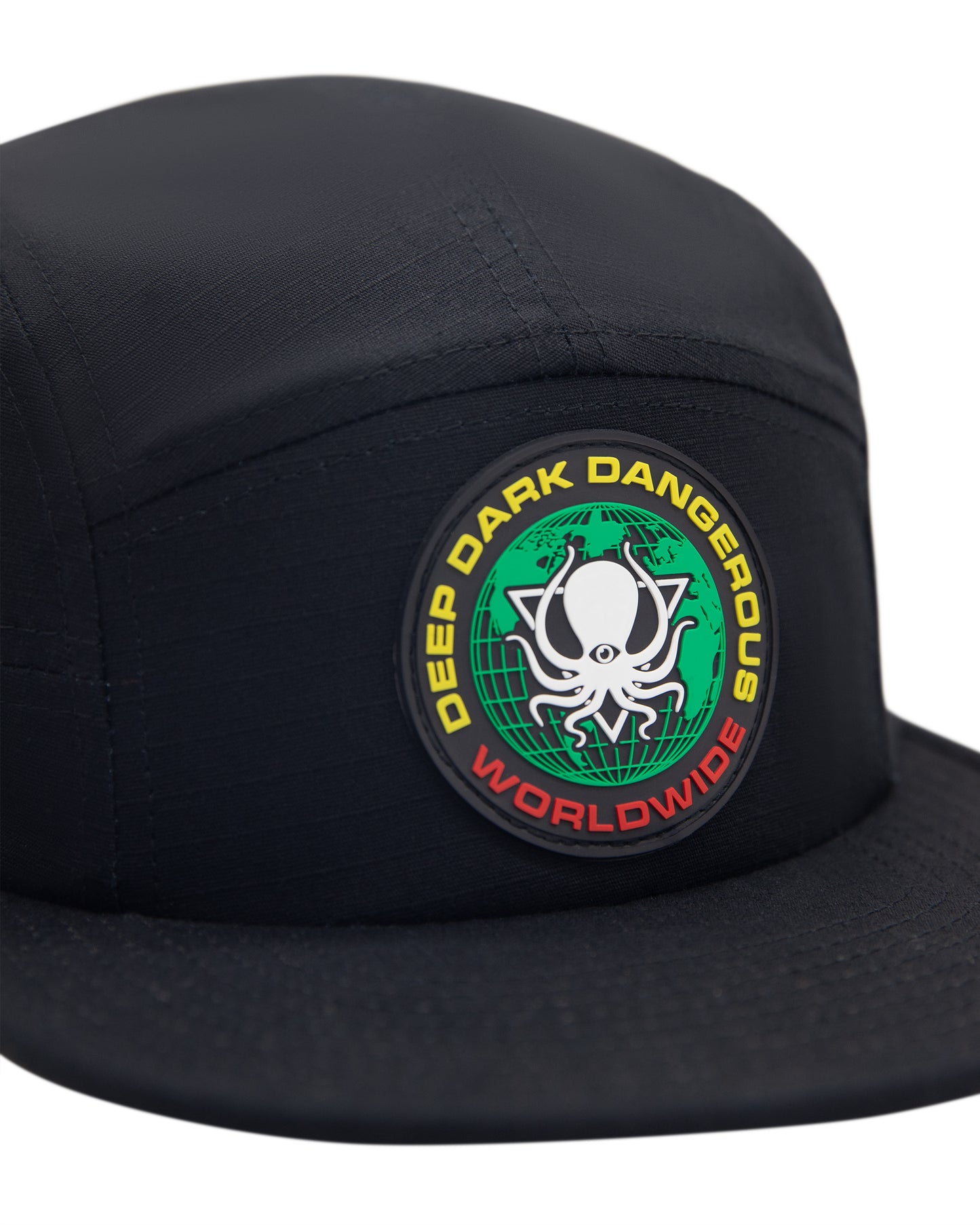 FARNGRÜNE GUMMI-PATCH-MÜTZE