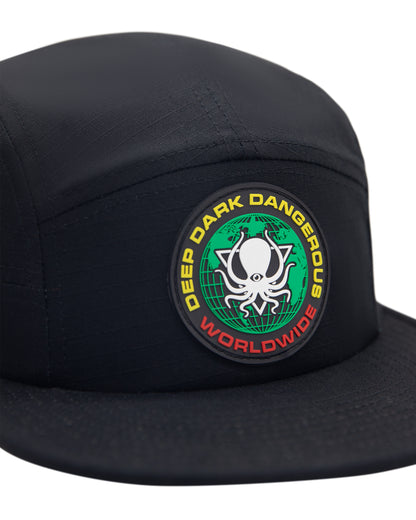 FARNGRÜNE GUMMI-PATCH-MÜTZE