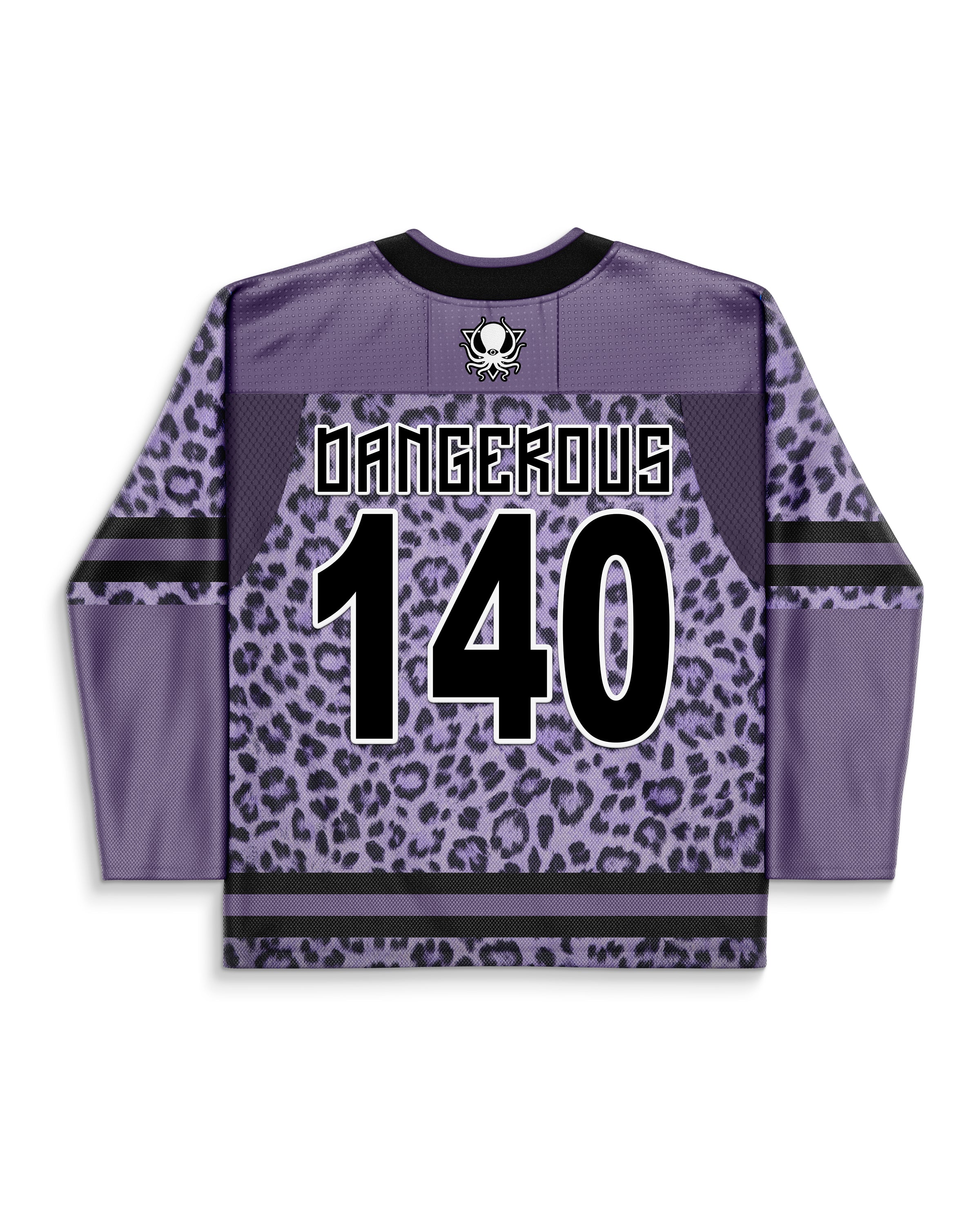 PURPLE LEOPARD PRO CUT HOCKEY JERSEY – DEEP DARK AND DANGEROUS