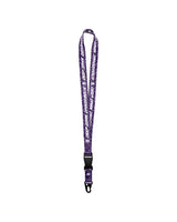 PURPLE LEOPARD LANYARD