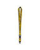 YELLOW WOVEN LANYARD