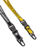 YELLOW WOVEN LANYARD