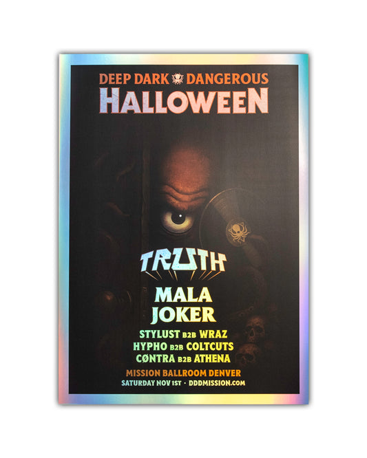 MISSION HALLOWEEN HOLOGRAPHIC POSTER