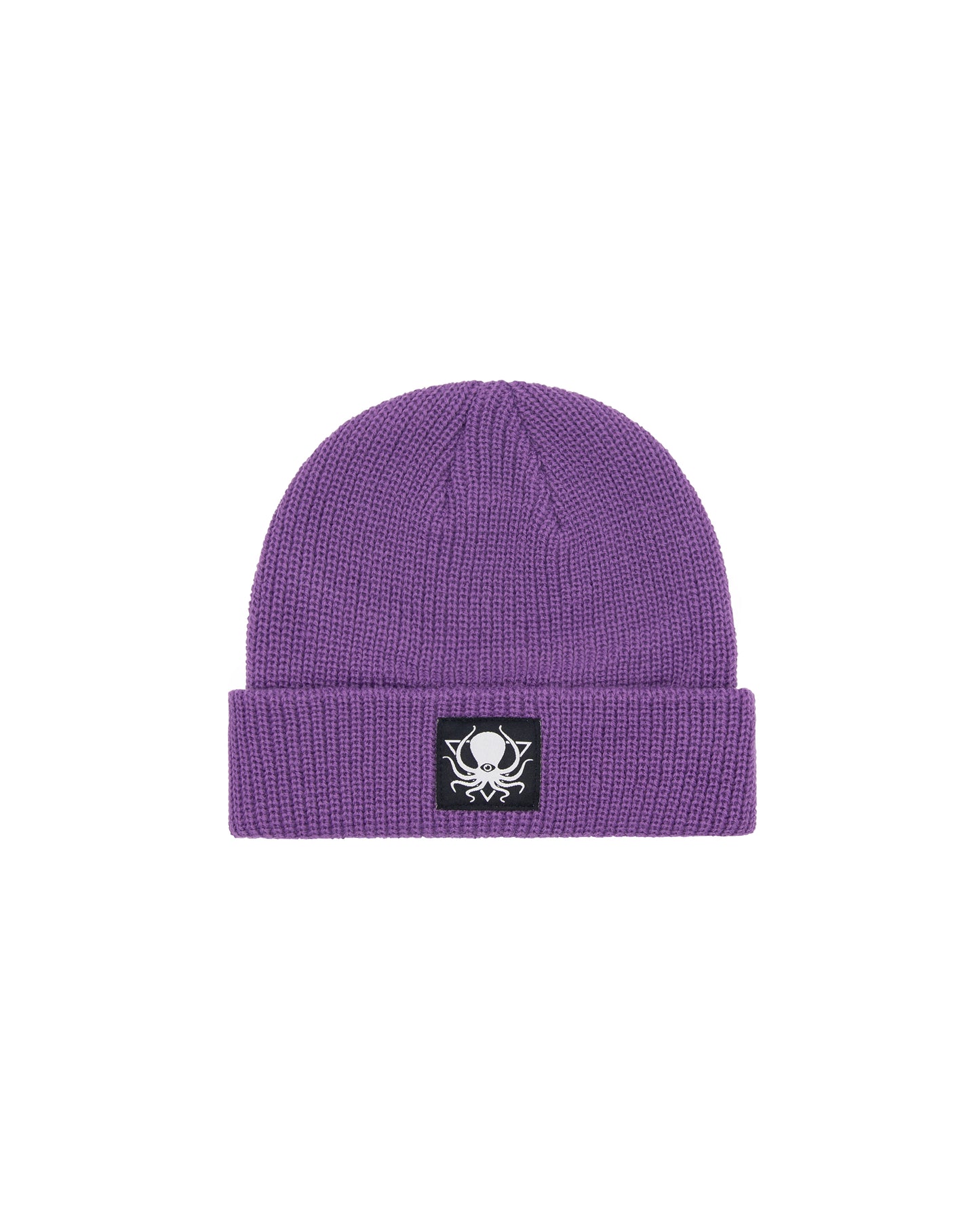 ROYAL PURPLE FISHERMAN PATCH BEANIE
