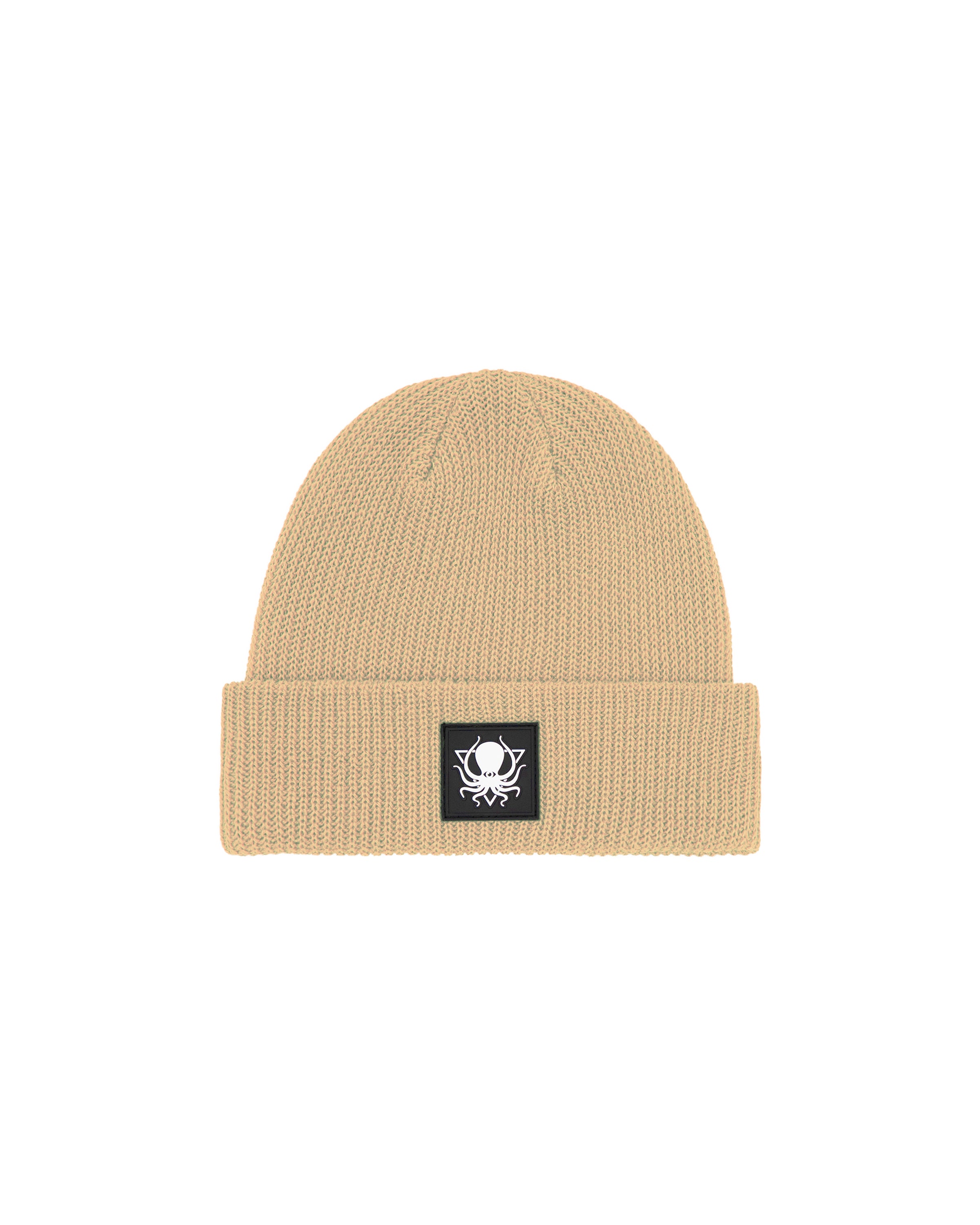 ◆25SS BADBLOOD Lion Patch Beanie/2色◆ TAUPE RUBBER PATCH BEANIE – DEEP DARK AND DANGEROUS