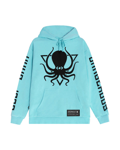 ARCTIC BLUE FLEECE PULLOVER HOODIE