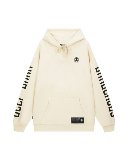 CREAM TERRY PULLOVER HOODIE