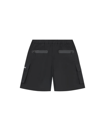DDD SCHWARZE BAUMWOLLSHORTS 