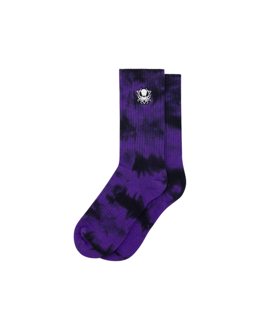 PURPLE GRAPE TIE DYE SOCKS