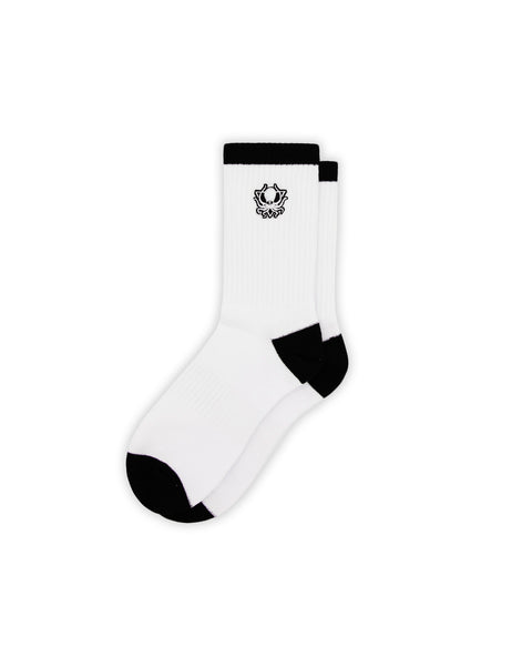 WHITE & BLACK DDD SOCKS