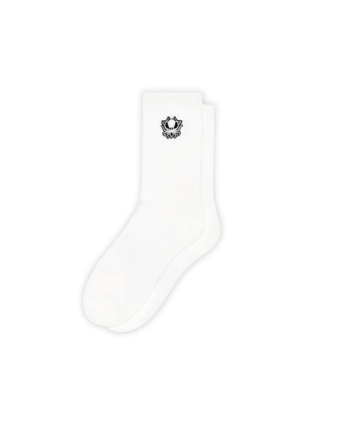 WHITE DDD SOCKS