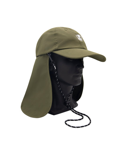 OLIVE SUNSHIELD CAP