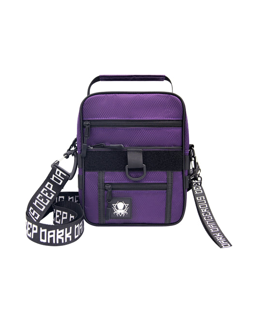 PURPLE DIAMOND RIPSTOP CROSSBODY BAG