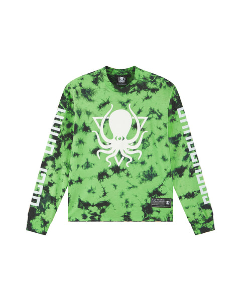 GREEN APPLE TIE DYE LS T-SHIRT