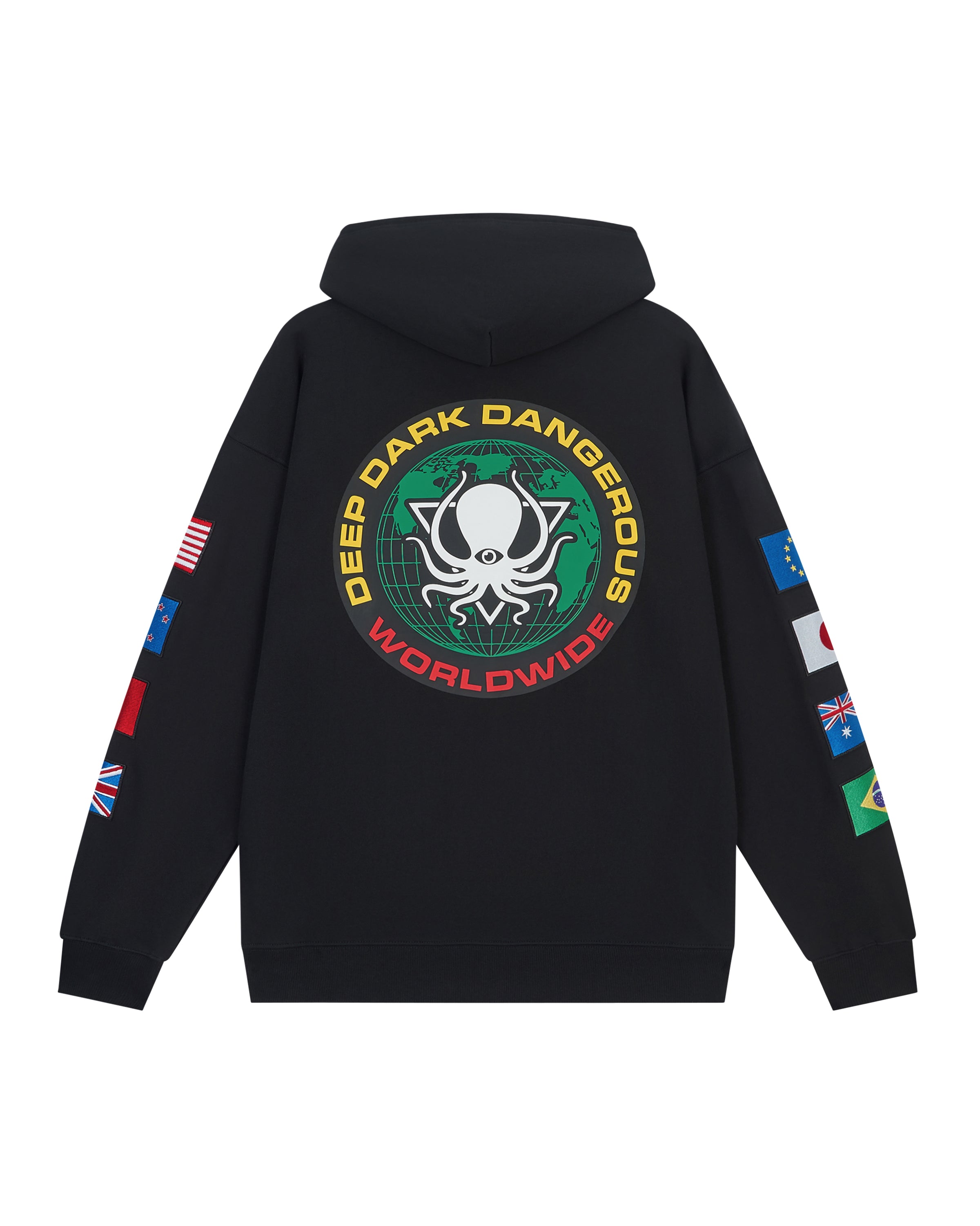WORLDWIDE PULLOVER HOODIE – DEEP DARK AND DANGEROUS