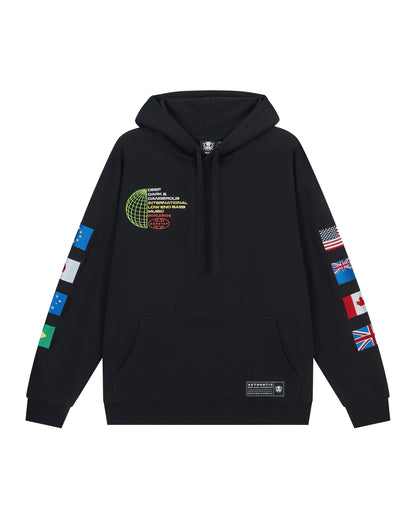 WORLDWIDE PULLOVER HOODIE