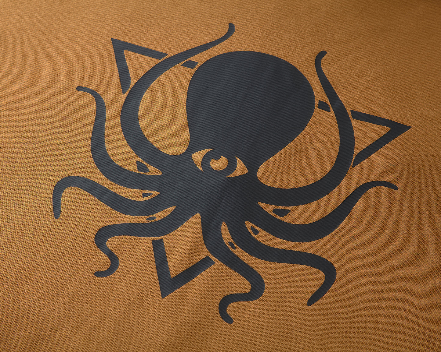 MAPLE BROWN COLOR BLOCK ZIP UP HOODIE