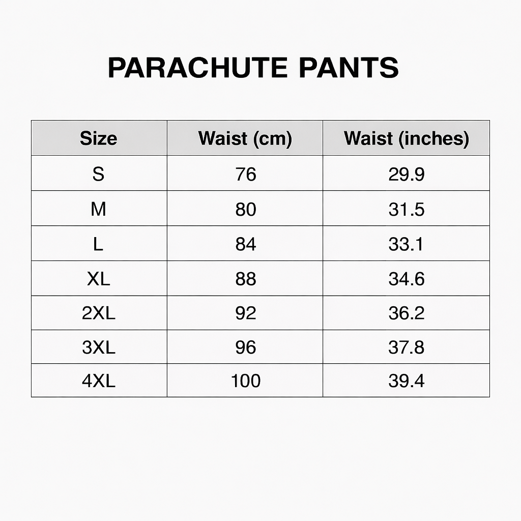 DDD PARACHUTE PANTS
