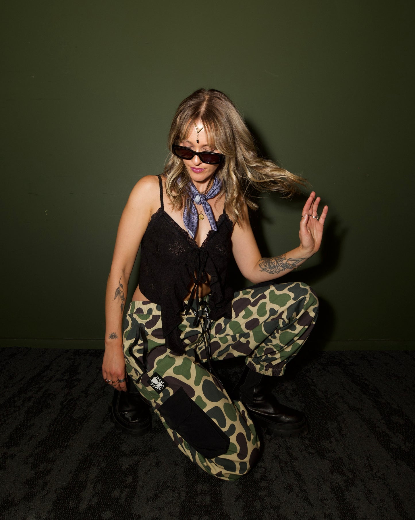 CAMO RIP STOP CARGO PANTS