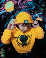 MUSTARD FLEECE PULLOVER HOODIE