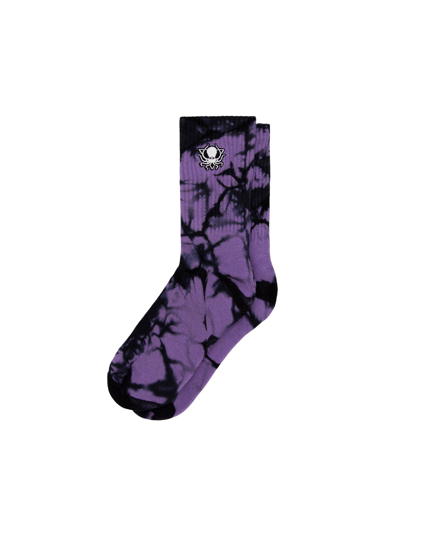 PURPLE TIE DYE SOCKS