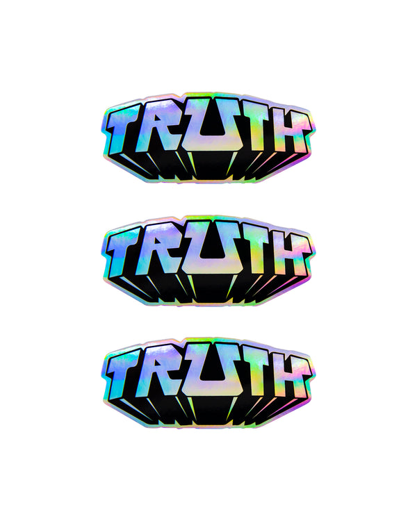 Truth Addict Sticker TRUTH HOLOGRAPHIC STICKER – DEEP DARK AND DANGEROUS