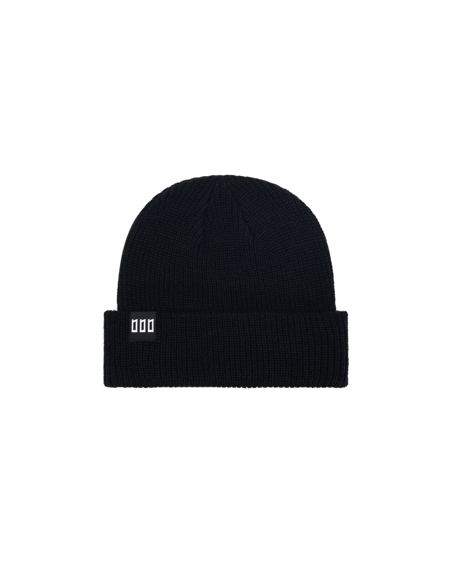 TRUTH BLACK EMBROIDERED BEANIE