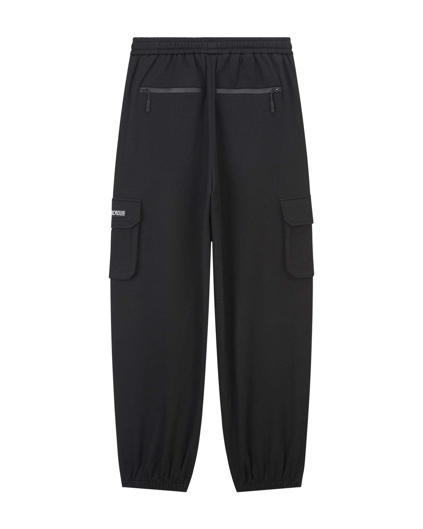 DDD SCHWARZE BAUMWOLLSHORTS 